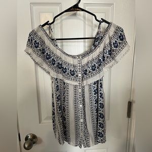 Lucky brand off the shoulder top